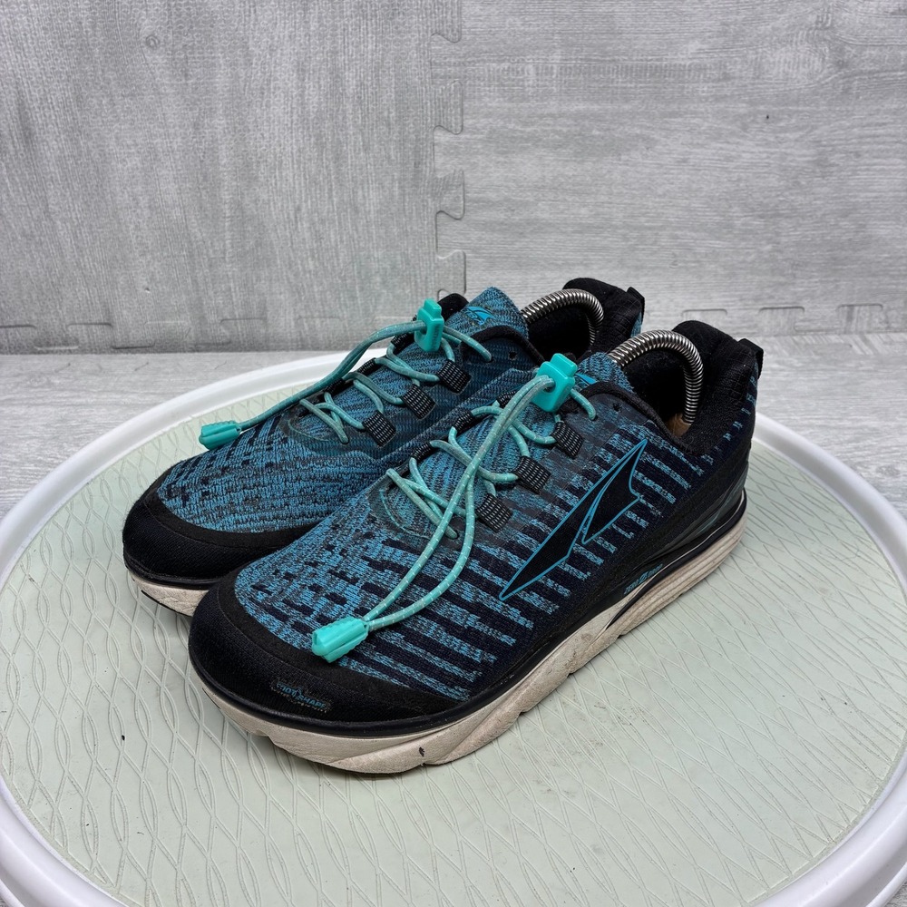 Altra Escalante Running Shoes Women's 7.5 Blue Black Knit Athletic Zero Drop